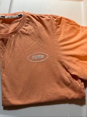 Puma Peach Short Sleeve Crewneck Tee